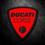 Adesivi per Auto e Moto: Ducati corse rosso 3