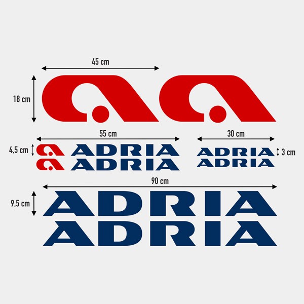 Adesivi per camper: Kit New Adria