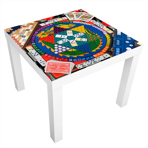 Adesivi Murali: Adesivo Ikea Lack Table giochi da tavolo