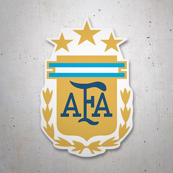 Adesivi per Auto e Moto: Argentina - Calcio Shield