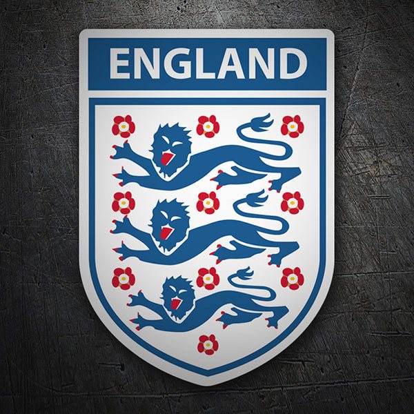 Adesivi per Auto e Moto: Adesivo Inghilterra - Calcio Shield