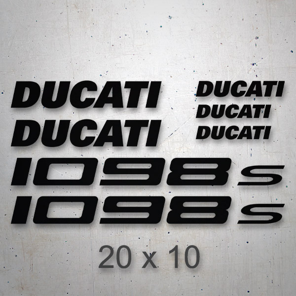 Adesivi per Auto e Moto: Set 7X Ducati 1098s