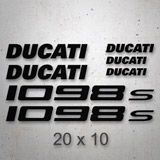 Adesivi per Auto e Moto: Set 7X Ducati 1098s 2