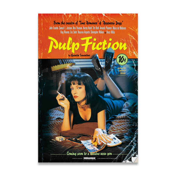 Adesivi Murali: Pulp Fiction by Quentin Tarantino