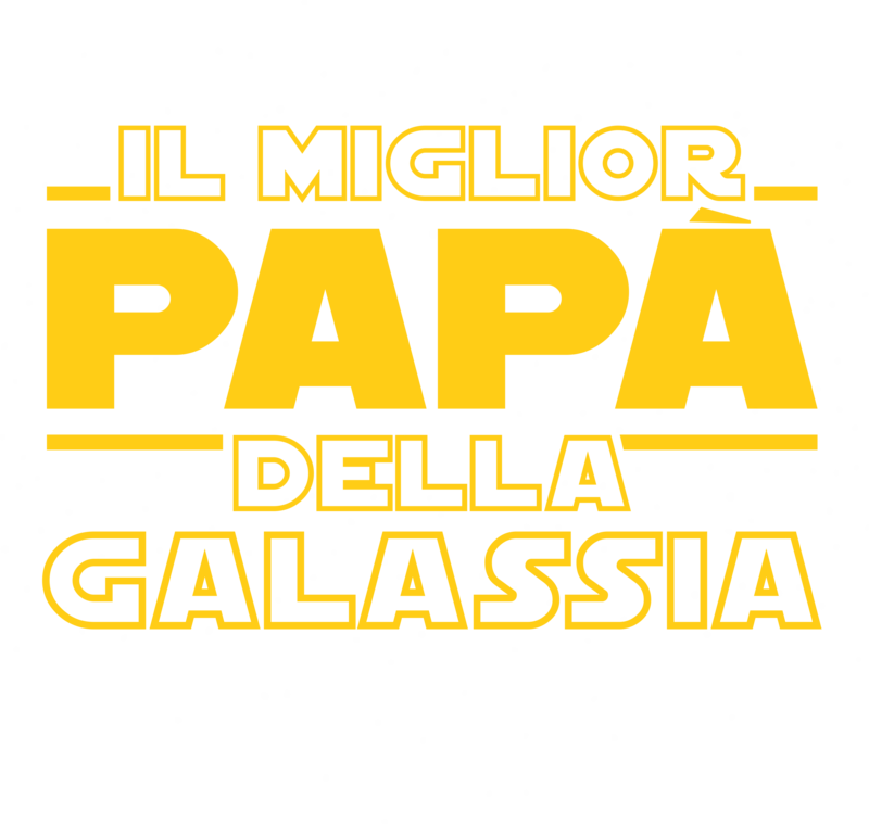 Magliette: Il Miglior Papà Della Galassia