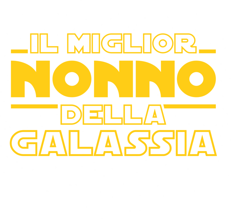 Magliette: Il Miglior Nonno Della Galassia