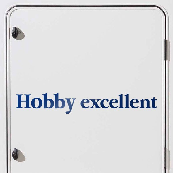 Adesivi per camper: Hobby excellent