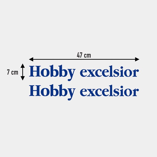 Adesivi per camper: Hobby excelsior