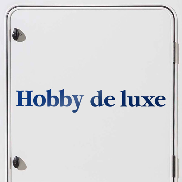 Adesivi per camper: Hobby de luxe