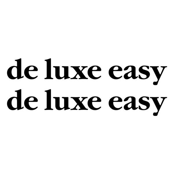 Adesivi per camper: De luxe easy