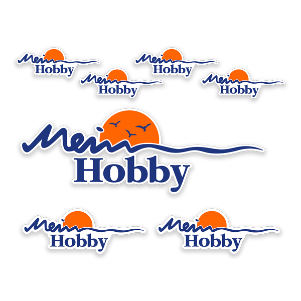 Adesivi per camper: Kit Hobby sole