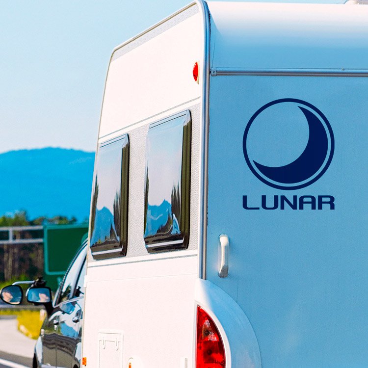 Adesivi per camper: Vinile Logo Lunar per Camper